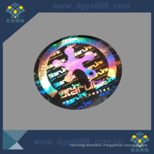 3D Rainbow Hologram Sticker Printing